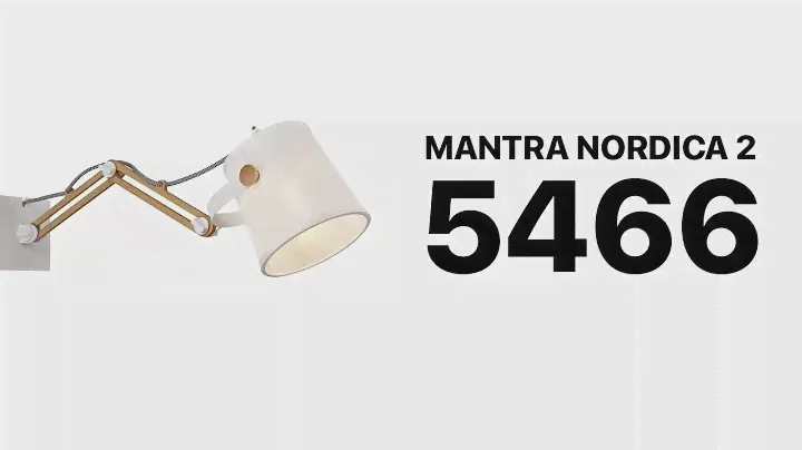 Mantra Nordica 2 5466 / Бра, настенный светильник