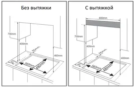 Газовая варочная панель Weissgauff HGG 6445 BL Volcano Burner