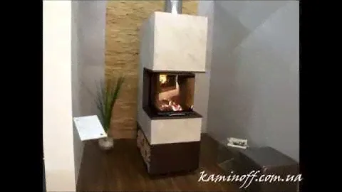 Дизайнерский трехсторонний камин Austroflamm Mel 55
