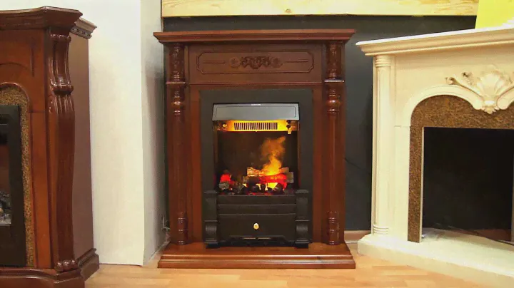 Электрокамин Real Flame Luisiana с очагом Volcano 3D